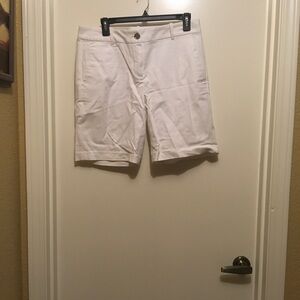 Michael Kors White Bermudas for Casual Wear